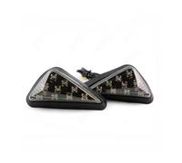 YQZGRD Motorbike Indicators Turn Signals 2PCS Motorcycle LED Turn Signals Smoke Triangle Light Flush Mount Lights Indicator