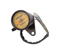 YQZGRD Motorbike Speedometer Odometer Motorcycle Speedometer Double Odometer Gauge Motorbike Modification Tachometer Instrument Odometer Tachometer