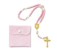 YQZIYOU Rosary Beads Catholic for Women - Wooden Religion Rosary Necklace, Exquisite Style Rosary Beads, Gifts for Women