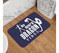 YQZQJEXW No More Dragon Anime Stickers Stylish Doormats Bath Mats Carpets Beach