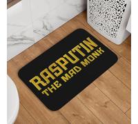 YQZQJEXW Rasputin The Mad Monk Hammer Horror Black Stylish Doormats Bath Mats Carpets Mandala