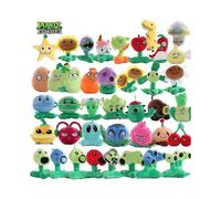 (YR-B8) New Plants Vs Zombies 15-20cm Plush Toys Cartoon Anime Doll Peashooter Cherry Bomb Wall-nut Sunflower Squash Split Pea Kids Gift