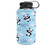 YR Neoprene Insulator Sleeve for Nalgene, Bottle Cooler Fits Nalgene (Panda, 32oz)