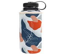 YR Neoprene Insulator Sleeve for Nalgene Bottles, Cooler & Holder (Leaf, 32oz)