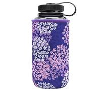 YR Reusable Neoprene Insulator Sleeve for Nalgene - 32oz Hydrangea Bottle Cooler