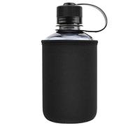YR Reusable Neoprene Insulator Sleeve Holder for Nalgene, Water Bottle Cooler, Sleeve fits Nalgene (Black, 16oz Narrow Mouth)