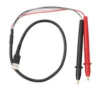 YR1035+ Battery Internal Resistance Tester Accessories Set with ABS Material Probes and Clips for Terminal and Electrode Measurements (1030 Bold Pen)