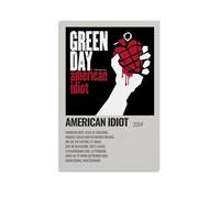 YRAEYWAER Green Day American Idiot Posters Aesthetic Decor Living Modern Family Bedroom Bedroom Living Room Wall Art Decoration Poster 16x24inch(40x60cm) Unframe-style