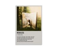 YRAEYWAER Madison Beer Reckless Posters Aesthetic Decor Living Modern Family Bedroom Bedroom Living Room Wall Art Decoration Poster 12x18inch(30x45cm) Unframe-style