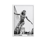 YRAEYWAER Miley Cyrus She Is Coming Posters Aesthetic Decor Living Modern Family Bedroom Bedroom Living Room Wall Art Decoration Poster 20x30inch(50x75cm) Unframe-style