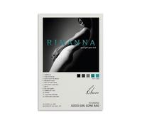 YRAEYWAER Rihanna Anti Good Girl Gone Bad Posters Aesthetic Decor Living Modern Family Bedroom Bedroom Living Room Wall Art Decoration Poster 08x12inch(20x30cm) Unframe-style