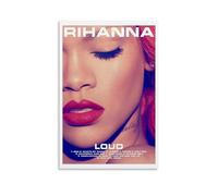 YRAEYWAER Rihanna Loud Posters Aesthetic Decor Living Modern Family Bedroom Bedroom Living Room Wall Art Decoration Poster 12x18inch(30x45cm) Unframe-style