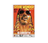 YRAEYWAER Stevie Wonder Hotter Than July Posters Aesthetic Decor Living Modern Family Bedroom Bedroom Living Room Wall Art Decoration Poster 16x24inch(40x60cm) Unframe-style