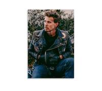 YRAEYWAER The Bikeriders Austin Butler Posters Aesthetic Decor Living Modern Family Bedroom Bedroom Living Room Wall Art Decoration Poster 12x18inch(30x45cm) Unframe-style