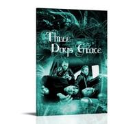YRAEYWAER Three Days Grace（2） Posters Aesthetic Decor Living Modern Family Bedroom Bedroom Living Room Wall Art Decoration Poster 08x12inch(20x30cm) Frame-style
