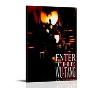 YRAEYWAER Wu-Tang Clan Enter The Wu-Tang（1） Posters Aesthetic Decor Living Modern Family Bedroom Bedroom Living Room Wall Art Decoration Poster 12x18inch(30x45cm) Frame-style