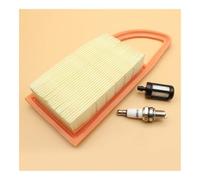 YRcEKH Filter Cleaner & 4-Stroke Spark Plug Fuel Filter Set Fit For STIHL BR600 BR500 BR550 Back Pack Blower CMR6H / Stens 605-599