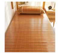 YRCHang Bamboo Summer Sleeping Mat, Foldable Summer Cooling Sleeping Mat, Breathable Natural Bamboo Cooling Sleeping Mat For Home School Dormitory(Size:90cmx190cm,Color:A)