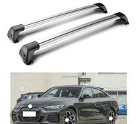 YRCTHEK for BMW i4 Gran Coupe 2022 2023 2024 Car Roof Rack Rail Cross Bars Aluminium Cross Bars Railing Carrier 2 Pieces