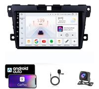 YRCTHEK For Mazda Cx-7 2008-2015 Double Din 9 Inch Android 15 Car Stereo Bluetooth Car Radio Compatible Mobile Phone Mirror Link Steering Wheel Control FM/AM/RDS Backup Camera,8Core4G+WiFi8G+256G