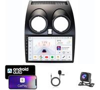 YRCTHEK For Nissan Qashgai 2006-2013 Double Din 9 Inch Android 15 Car Stereo Bluetooth Car Radio Compatible Mobile Phone Mirror Link Steering Wheel Control FM/AM/RDS Backup Camera,4CoreWifi2G+32G