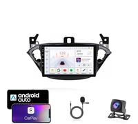 YRCTHEK For Opel Corsa 2014-2019 Double Din 9 Inch Android 15 Car Stereo Bluetooth Car Radio Compatible Mobile Phone Mirror Link Steering Wheel Control FM/AM/RDS Backup Camera,8Core4G+WiFi12G+256G