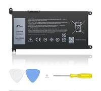 YRDD6 Laptop Battery Compatible with Dell Inspiron 15 3000 3493 3582 3583, Inspiron 14 5000 5480 5485 5491, Latitude 3310 2-in-1, Inspiron 15 7000 7586, Vostro 3491 5481 5581 5490, 11.4V/42Wh