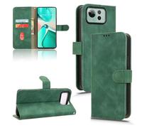 YRDUKJFDJ Filp Case Phone Holder Wallet Case For Asus Zenfone 12 Ultra Case with Card Holder,Flip Case PU Leather Phone Wallet Case with Wrist Strap Shockproof Protective Cover(Green)