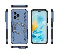 YRDUKJFDJ For Honor 200 Lite 5G(Foreign Version) Full Body Rugged Shockproof Hard Thin Solid Support Wireless Charging Case(Blue)