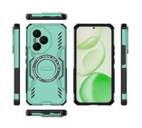 YRDUKJFDJ For Honor 400 Pro 5G(Domestic Version) Full Body Rugged Shockproof Hard Thin Solid Support Wireless Charging Case(Green)