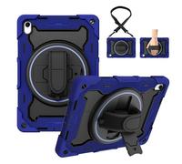 YRDUKJFDJ For Huawei MatePad 11.5 2024 & 2023 Released 11.5 inch Tablet Case, Heavy Duty Shockproof Case Kids Case TPU Case Kickstand Rugged Protective Case with Hand Strap Carrying Strap(Dark Blue)