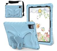 YRDUKJFDJ For iPad 10th Generation 10.9 inch 2022 Case,Light Weight EVA Rugged Shockproof Protective Cover Kids Friendly Full Cover with Shoulder Strap Case(Light blue)