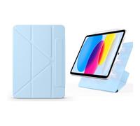 YRDUKJFDJ For iPad Air 13 Inch M3 2025/ M2 2024 Case,Magnetic Attachment Slim Trifold Cas Auto Wake/Sleep,Multi-Viewing Angles,Slim Light Shell Cover(Blue)