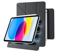 YRDUKJFDJ For iPad Pro 12.9 inch 2021 Case,Magnetic Attachment Slim Trifold Cas Auto Wake/Sleep,Multi-Viewing Angles,Slim Light Shell Cover for iPad Pro 12.9 inch (2021(Black)