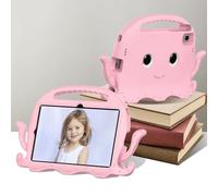 YRDUKJFDJ For Lenovo Tab M10 Plus 10.6" 3rd Generation 2022 (TB-125FU/ TB-128F) Case, Lightweight Shockproof Kids Cover, Anti-Slip Corners Tablet Case with Shoulder Strap For Children Boys(Pink)