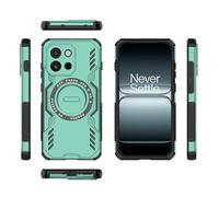 YRDUKJFDJ For OnePlus 13T 5G(Domestic Version) Full Body Rugged Shockproof Hard Thin Solid Support Wireless Charging Case(Green)