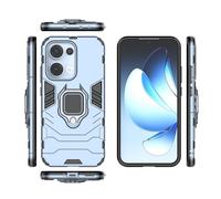 YRDUKJFDJ For Oppo Reno 13 5G Phone Case, Slim Case Stand Kickstand PC & TPU Cover With Holder(Blue)