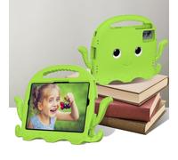 YRDUKJFDJ For Samsung Galaxy Tab A7 Lite 8.7" 2021 T220/T225N/T225C/T227UCase, Lightweight Shockproof Kids Cover, Anti-Slip Corners Tablet Case with Shoulder Strap For Children Boys(Grass green)