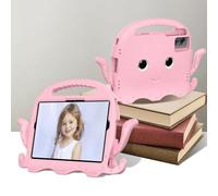 YRDUKJFDJ For Samsung Galaxy Tab A7 Lite 8.7" 2021 T220/T225N/T225C/T227UCase, Lightweight Shockproof Kids Cover, Anti-Slip Corners Tablet Case with Shoulder Strap For Children Boys(Pink)