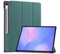 YRDUKJFDJ For Samsung Galaxy Tab S10 FE Plus/S10 FE+ 13.1 inch X620 / X626B Case Tablet Tri-Fold Multi-Viewing Angles, Lightweight Protective Case Hard PC Shell, Auto Wake Sleep(Dark green)