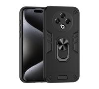 YRDUKJFDJ For Tecno Spark 30 Phone Case with Kickstand & Shockproof Military Grade Drop Proof Protection Rugged Protective Cover PC Matte Textured Sturdy Bumper Cases(Black)