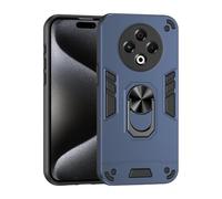 YRDUKJFDJ For Tecno Spark 30 Phone Case with Kickstand & Shockproof Military Grade Drop Proof Protection Rugged Protective Cover PC Matte Textured Sturdy Bumper Cases(Blue)