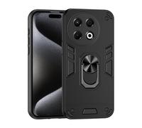 YRDUKJFDJ For Tecno Spark 30 Pro Phone Case with Kickstand & Shockproof Military Grade Drop Proof Protection Rugged Protective Cover PC Matte Textured Sturdy Bumper Cases(Black)