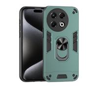 YRDUKJFDJ For Tecno Spark 30 Pro Phone Case with Kickstand & Shockproof Military Grade Drop Proof Protection Rugged Protective Cover PC Matte Textured Sturdy Bumper Cases(Dark green)