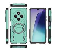 YRDUKJFDJ For XiaoMi RedMi 14C 4G(Foreign Version) Full Body Rugged Shockproof Hard Thin Solid Support Wireless Charging Case(Green)