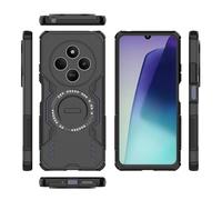 YRDUKJFDJ For XiaoMi RedMi 14C 4G(Foreign Version) Full Body Rugged Shockproof Hard Thin Solid Support Wireless Charging Case(Black)