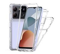 YRDUKJFDJ For ZTE Blade A54 Crystal Clear Case,Shockproof Protective Phone Case,Anti-Scratch Protective Transparent Slim Cover for ZTE Blade A54