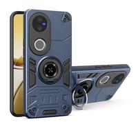 YRDUKJFDJ Phone Back Case For Vivo V50 5G/V50E 5G Phone Case Full Protective Case Military Grade Dual Layer Shockproof Cover Rugged Protection Cover with Kickstand(Blue)