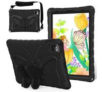 YRDUKJFDJ Tablet PC Bag, Case For iPad 10th Generation 10.9 inch 2022 Case,Light Weight EVA Rugged Shockproof Protective Cover Kids Friendly Full Cover with Shoulder Strap Case(Black)