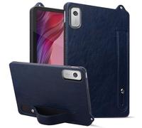 YRDUKJFDJ Tablet PC Bag, Case For Lenovo Tab M9 9.0 Inch TB-310FU 2023 Released Shockproof Stand Tablet Case Hand Strap Case Tablet Case Leather Case Tablet Case TPU & PC Tablet Case(Blue)